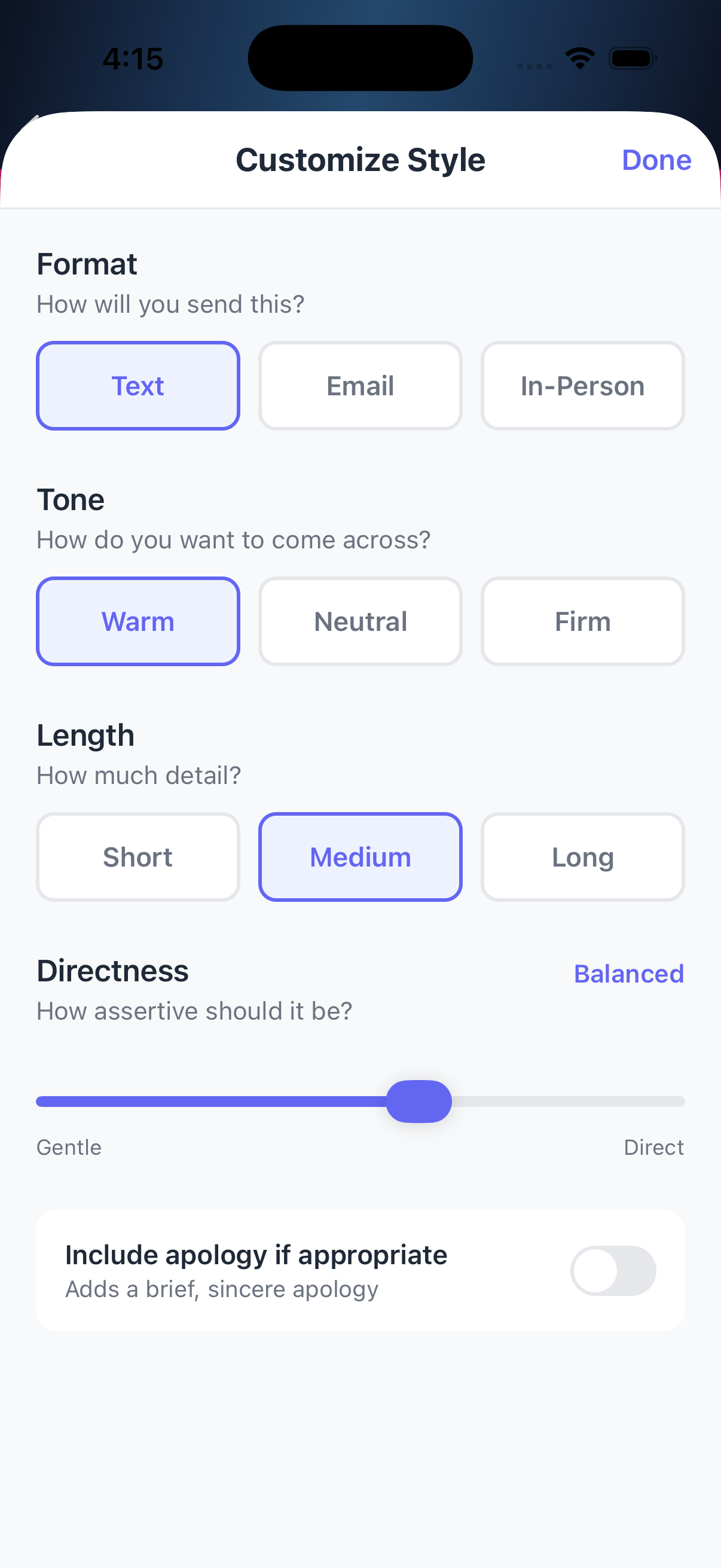 Communication Coach screenshot 2