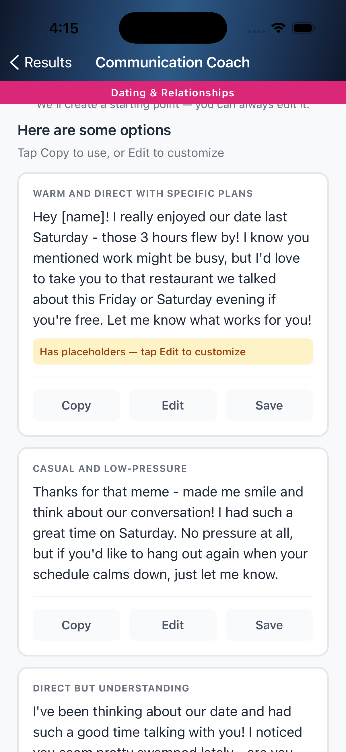 Communication Coach screenshot 3